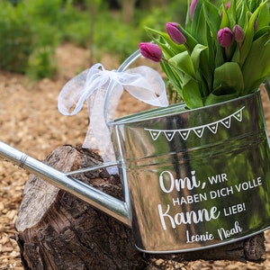 Geburtstagskarte Zum 4. Geburtstag Für Mädchen – Buntes Gießkannen-Design