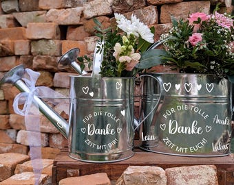 Sticker set for watering can | Thank you | Stickers for watering cans for farewell, farewell gift | Gift for teachers, educators, and childminders