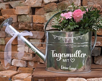 Sticker set for watering can | Personalized stickers for watering cans as a farewell gift | Gift for childminders, midwives, and teachers