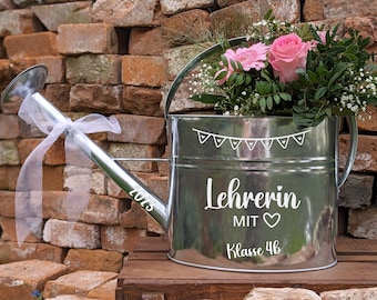 Sticker set for watering can | Personalized stickers for watering cans as a farewell gift | Gift for teachers, educators, midwives