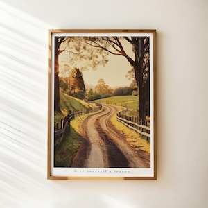 Give Yourself Agrund - Geschenkidee - Geschenkidee - Modernes Aquarellbild - Modernes Wohndekor - Modernes Geschenk - Moderne Wandkunst - Geschenk für Ihn -