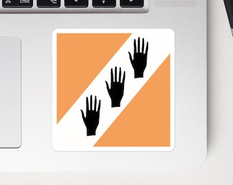 Monty Python Three Headed Knight sticker