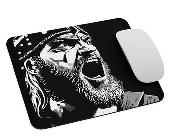 Screaming Viking Mouse pad