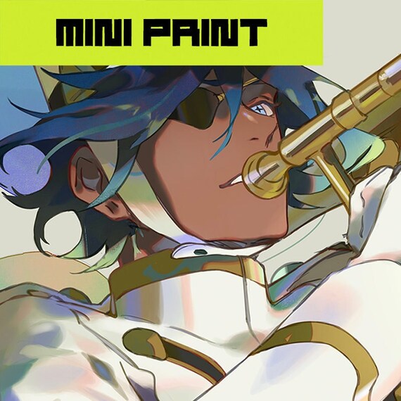 Genshin Impact Kaeya Marching Band Uniform Print Etsy