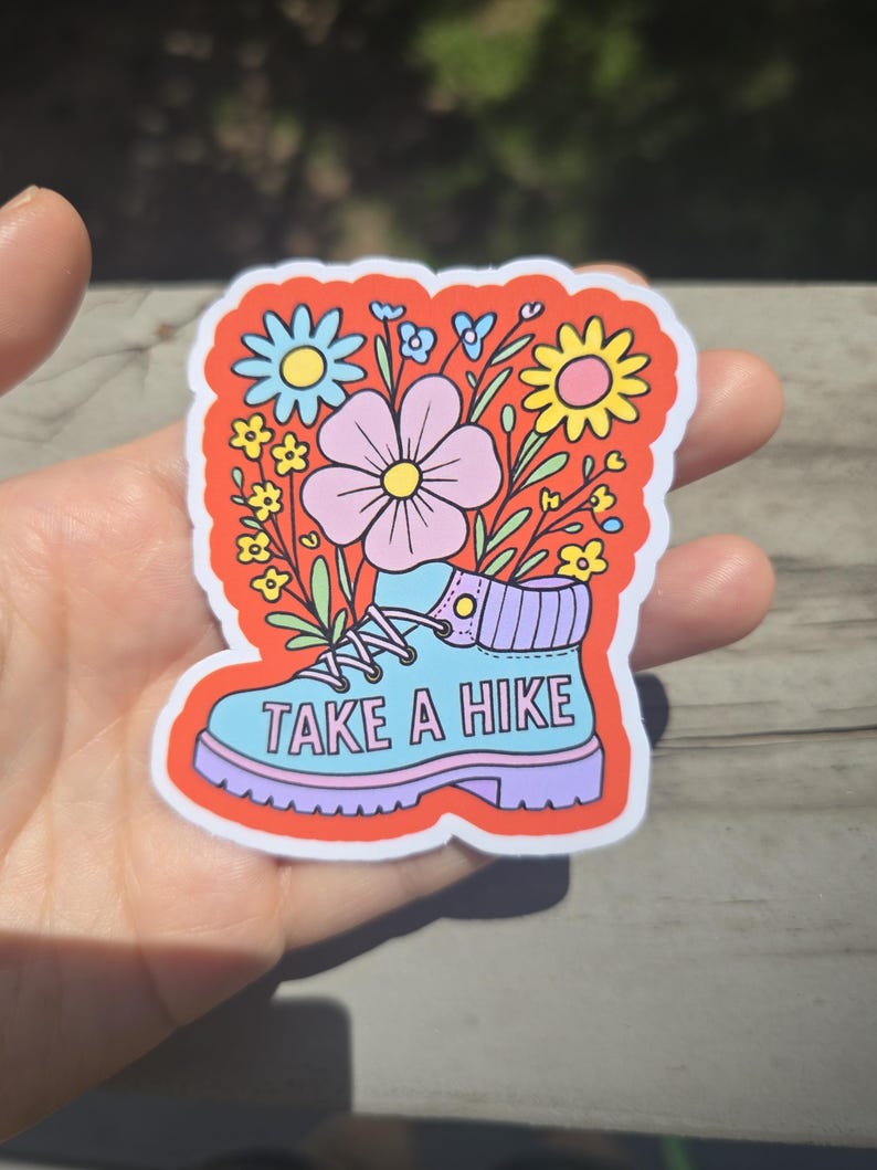 Adventurer Sticker, Hiking Sticker, Outdoor Sticker, Waterproof Vinyl ...
