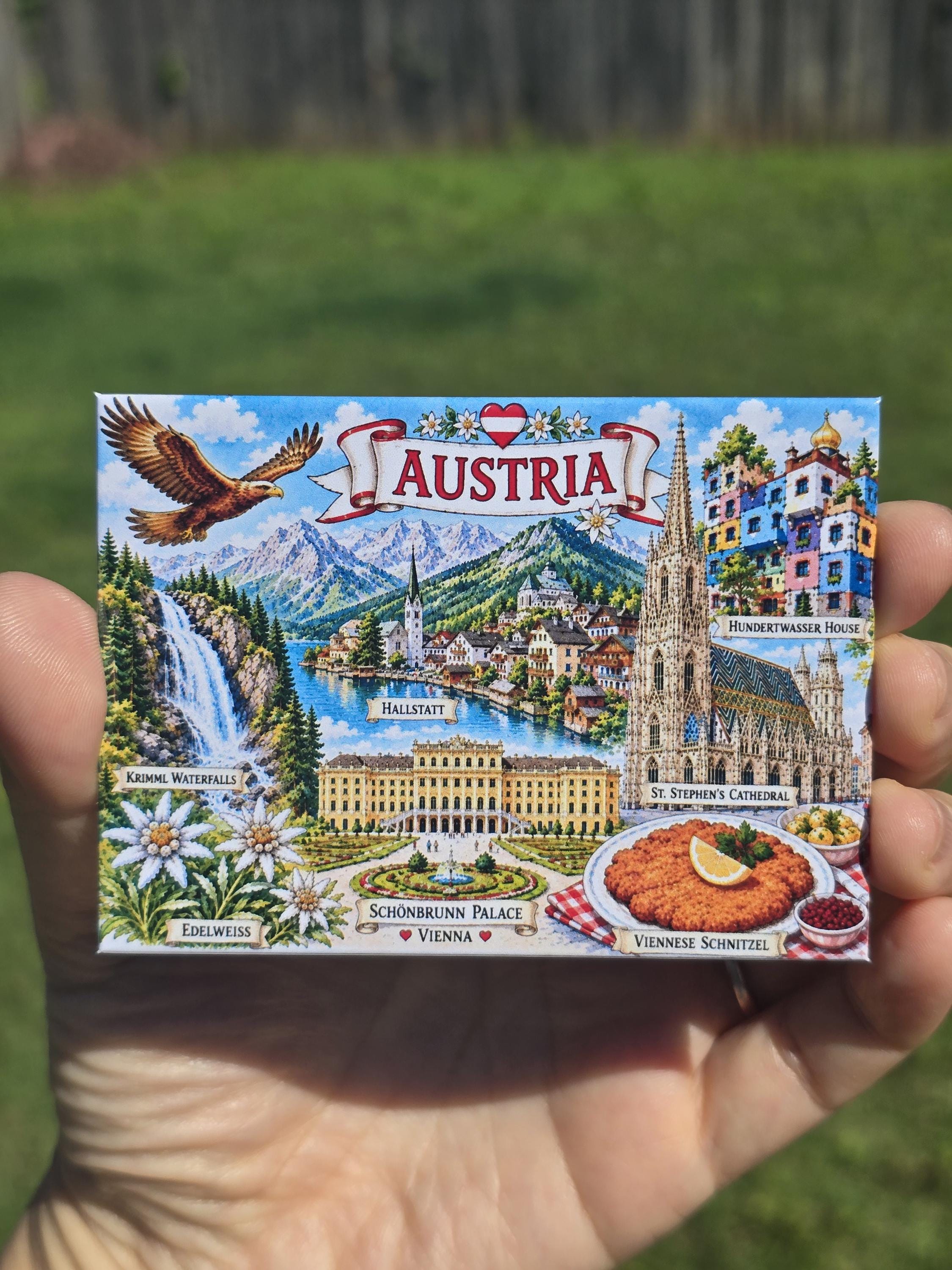 Austria Magnet, Colorful Travel Souvenir Gift, Innsbruck Austria Magnet ...