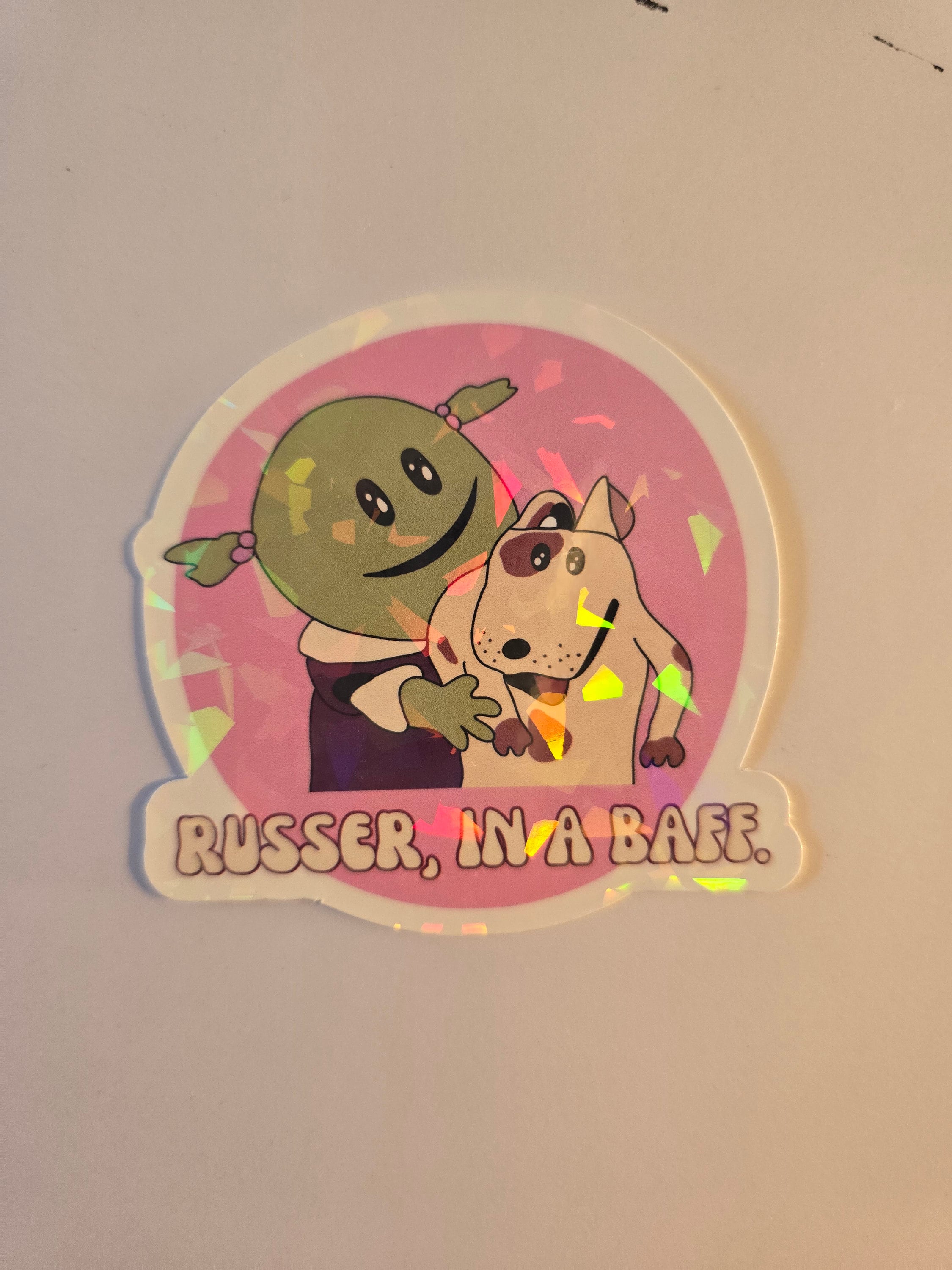 Russer Nanalan, Russer, Mona, Nanalan Fanart Meme Sticker, Nanalan Peepo ...