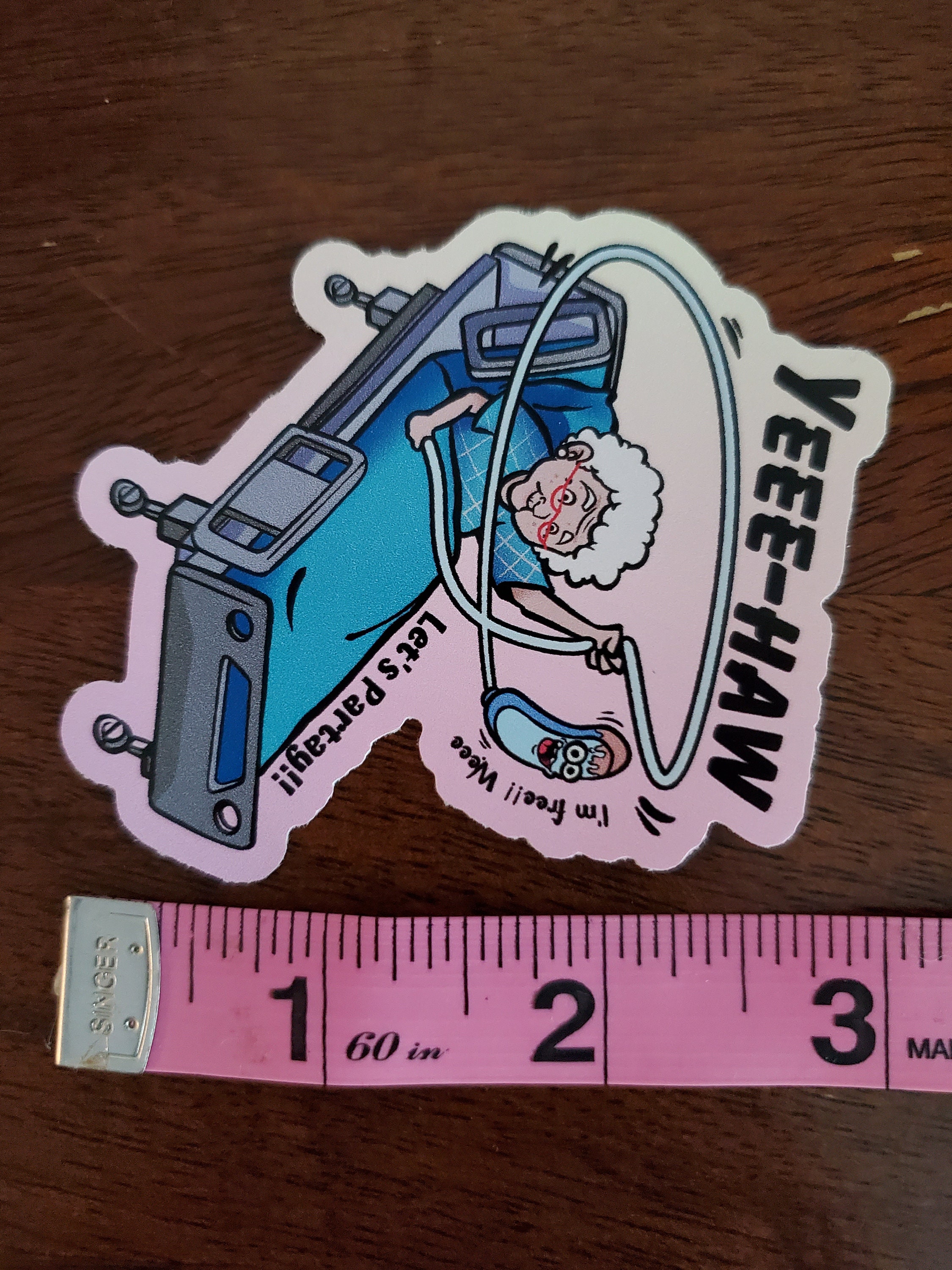 Grandma and Cooter Canoe Sticker, Purewick Sticker, Nurses Week Gift ...