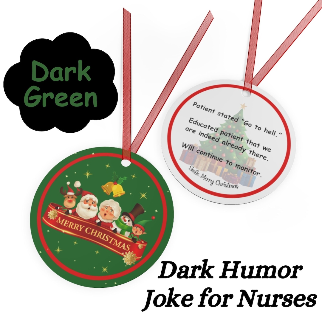 Messed up Nurse Joke Christmas Ornament Nurse Christmas Gift Nurse