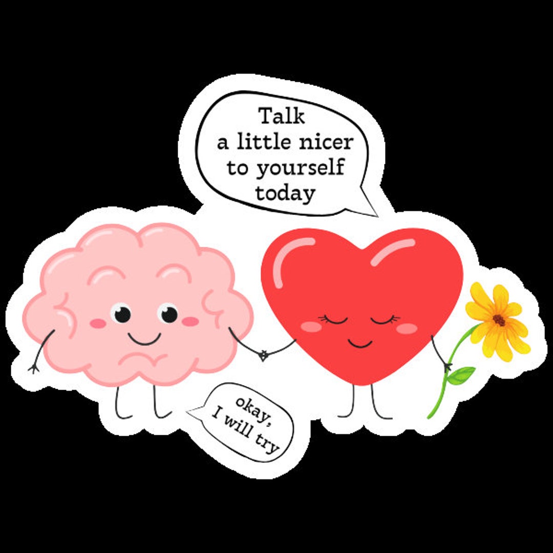Positive Energy Sticker, Mental Health Sticker, Motivational Sticker ...