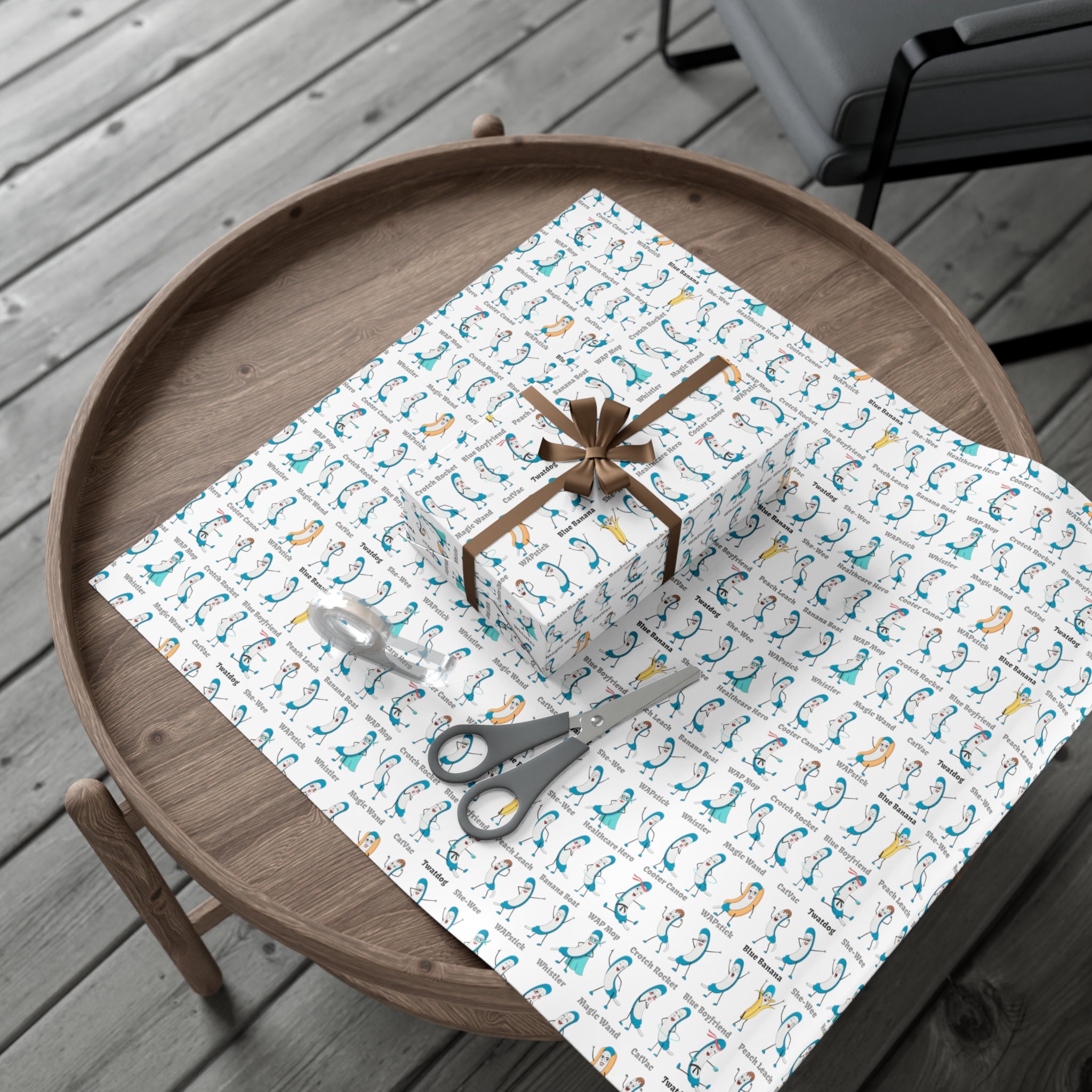Medical Pattern Wrapping Paper for Nurse Cooter Canoe Paper Purewick Gift  Wrapping Paper Nurse Christmas Present Birthday Party Decorations - Etsy
