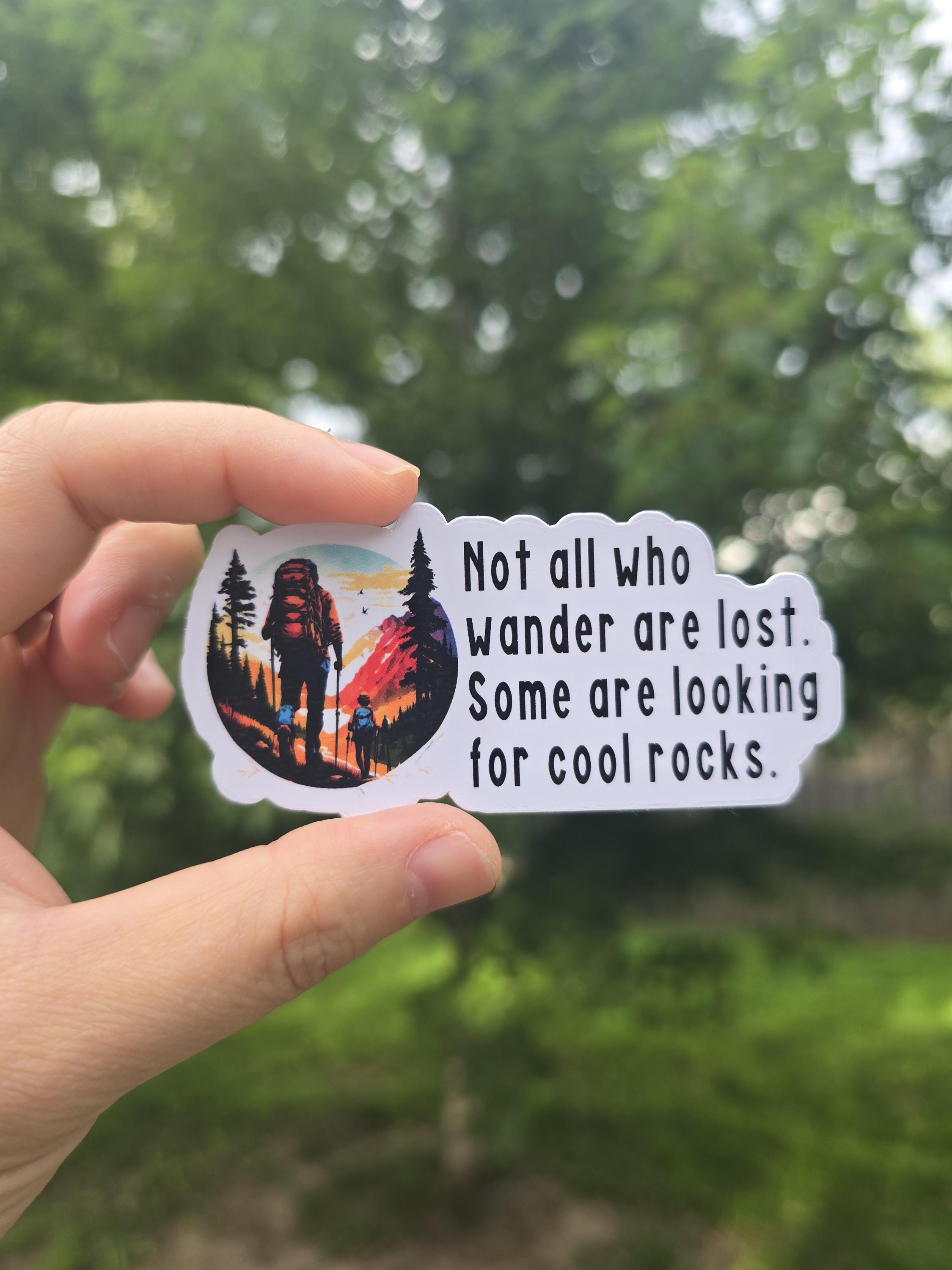 Adventurer Sticker, Hiking Sticker, Outdoor Sticker, Waterproof Vinyl ...