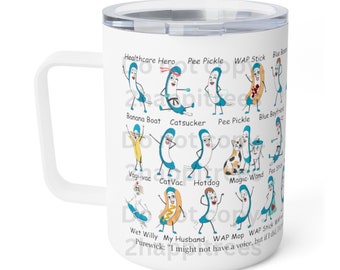 Cooter canoe Nurse Insulated Mug Funny nurse tumbler Purewick mug for nurse gift Nurse Christmas gift Purewick canoe blue canoe