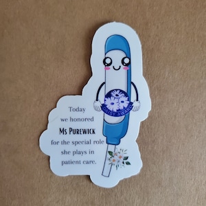 Cooter canoe daisy award purewick sticker Nurses Week Gift Nurse daisy award sticker funny Nurse Sticker Nurse gift healthcare sticker