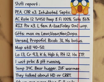 funny nurse sticker nurse gift nurse week critical care nurse sticker