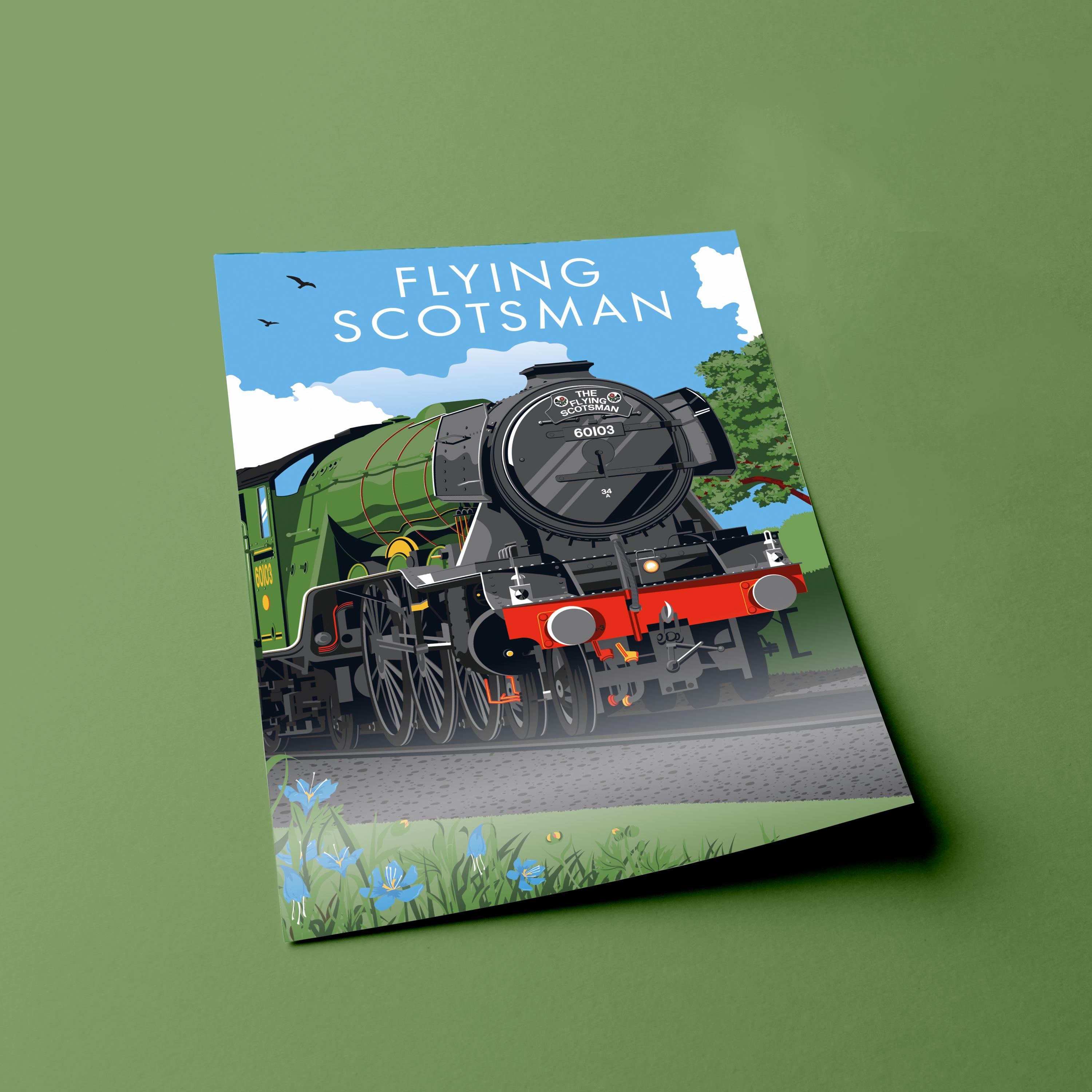 Steam Locomotive 3 Print Bundle: Flying Scotsman, Mallard