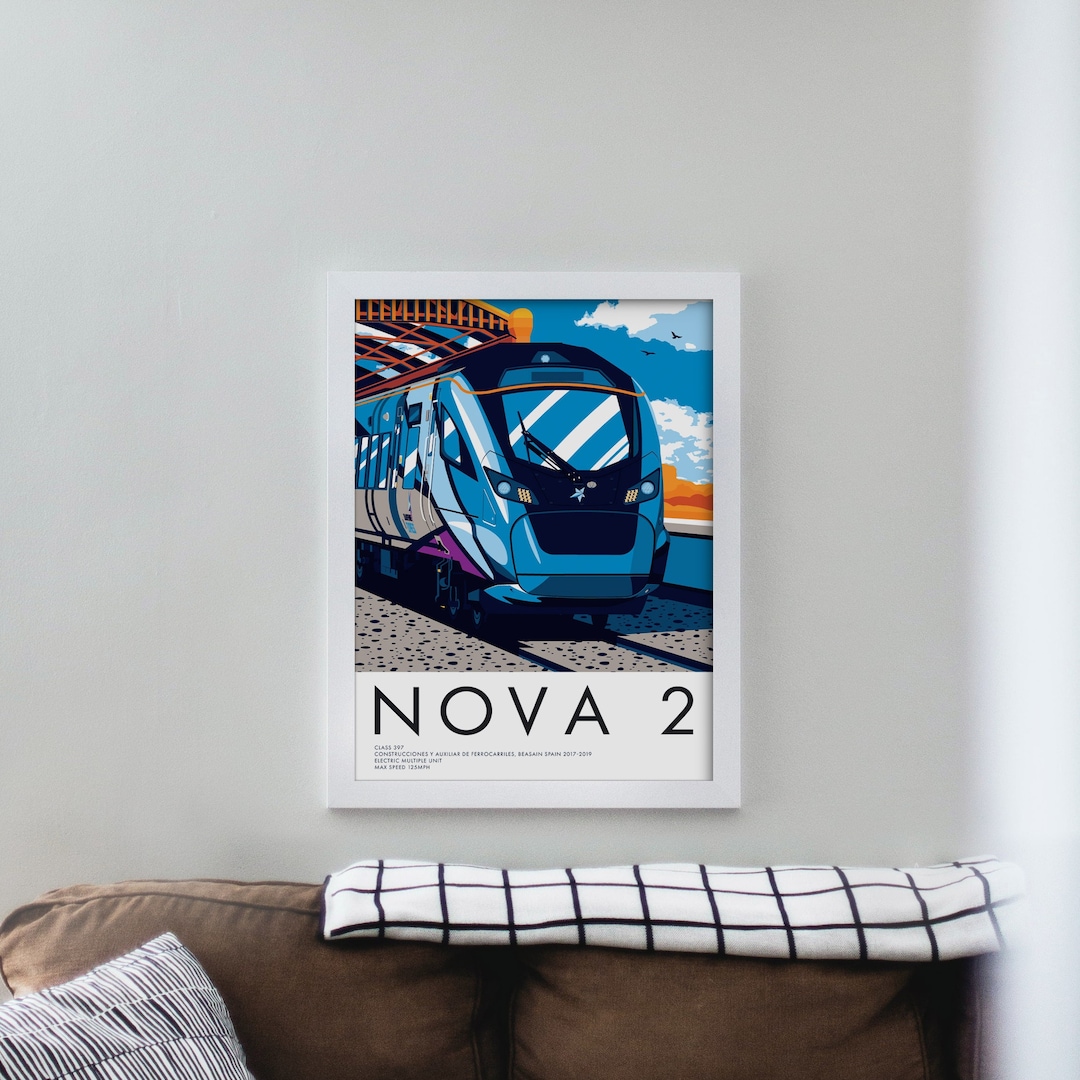 NOVA 2 Transpennine Express Train Print, Railway Wall Art - Etsy UK