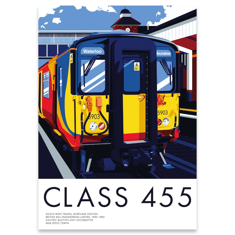 british-rail-class-455-train-art-print-south-west-trains-etsy-uk