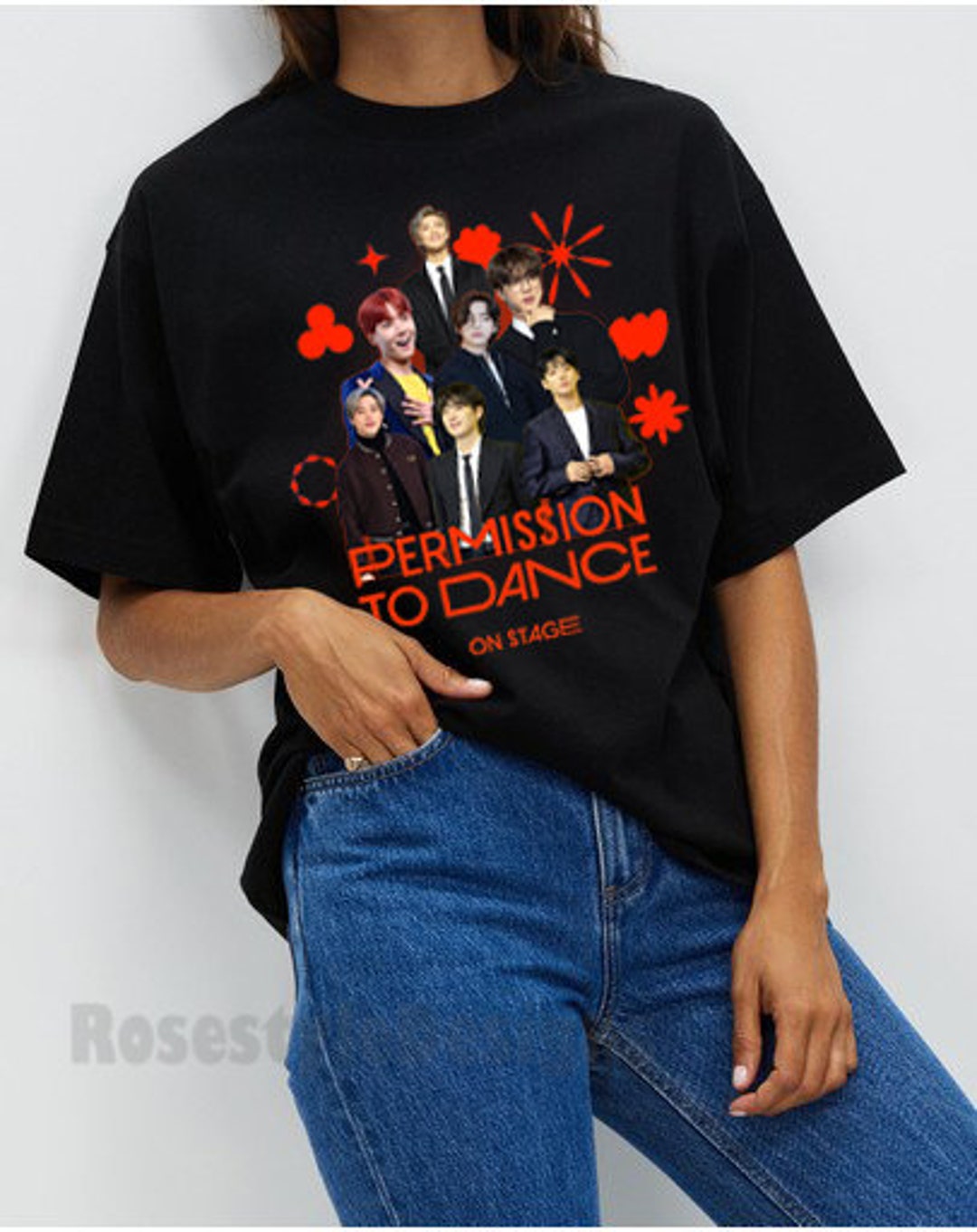 Permission to dance on stage BTS ptd on stage bts shirt - Etsy 日本