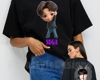BTS Suga shirt - Suga merch - suga bts  t shirt - Unisex Heavy Cotton Tee