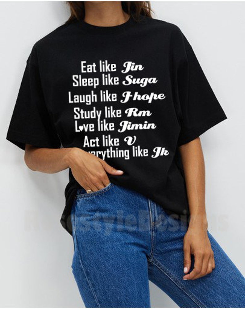 BTS shirt - bts funny t shirt - bts merch - bts las vegas concert shirt - Unisex Heavy Cotton Tee image 1
