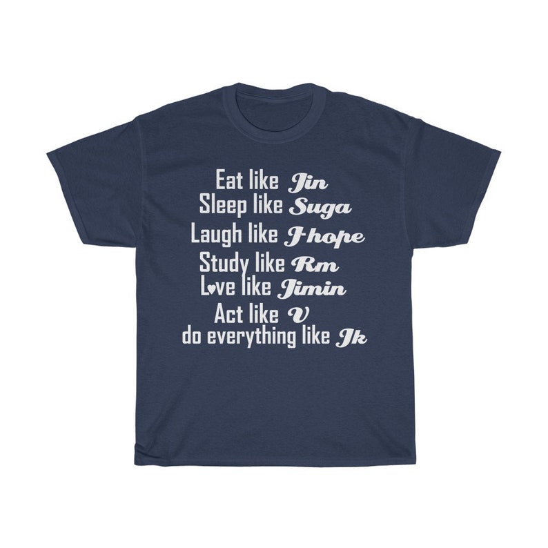 BTS shirt - bts funny t shirt - bts merch - bts las vegas concert shirt - Unisex Heavy Cotton Tee image 9