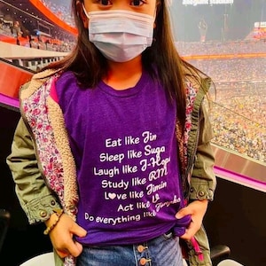 BTS shirt - bts funny t shirt - bts merch - bts las vegas concert shirt - Unisex Heavy Cotton Tee image 2