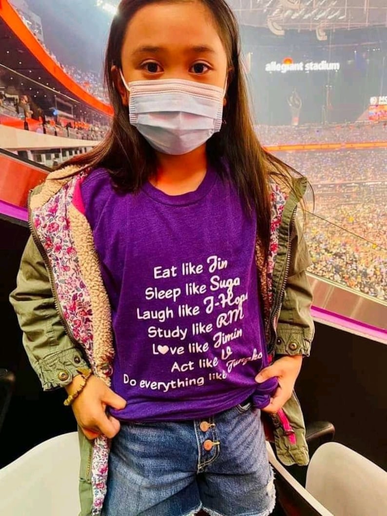 BTS shirt - bts funny t shirt - bts merch - bts las vegas concert shirt - Unisex Heavy Cotton Tee image 2