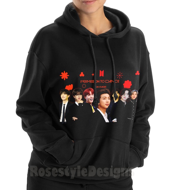 K-POP・アジア BTS PERMISSION TO DANCE ON STAGE HOODY L BTS PERMISSION TO DANCE ON STAGE in THE US』デジタルコードで