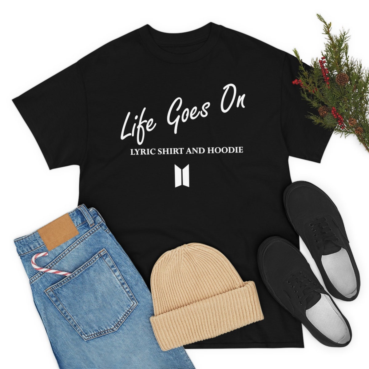 BTS Life goes on T-SHIRT (長袖) Lサイズ BTS Life goes on T-SHIRT (長袖) Lサイズ