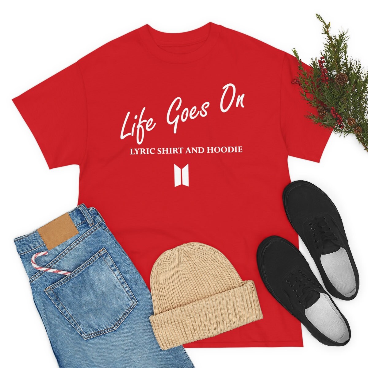 BTS Life goes on T-SHIRT (長袖) Lサイズ BTS Life goes on T-SHIRT (長袖) Lサイズ