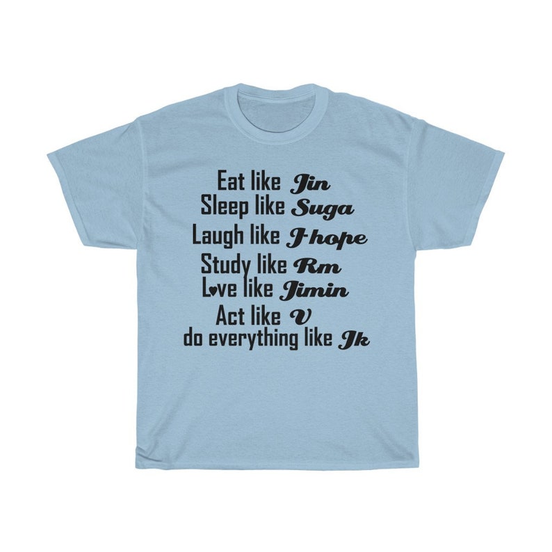 BTS shirt - bts funny t shirt - bts merch - bts las vegas concert shirt - Unisex Heavy Cotton Tee image 8