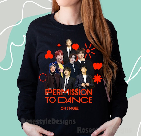 Tanzerlaubnis auf der Bühne Sweatshirt ptd bts Sweatshirt - Etsy.de
