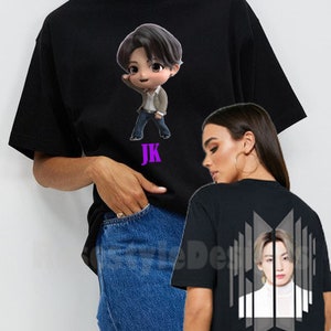 BTS jungkook shirt - jungkook merch - jk bts  t shirt - jk shirt Unisex Heavy Cotton Tee