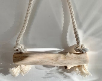 Driftwood Macrame Hanger | Macrame Rope Boho Driftwood Wall Hanger | Décor