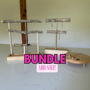 Driftwood Jewelry Display Bundle | Jewelry Storage | Jewelry Display Set | Storage Set