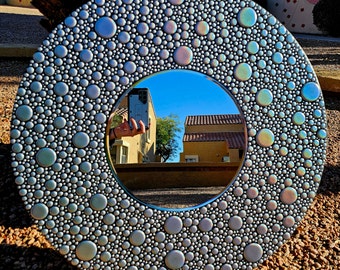 Holographic Bubble Glue Mirror - 26 inch