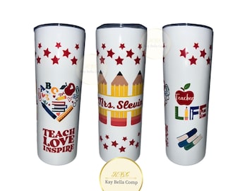 Teacher tumbler/teacher gift/ personalized teacher tumbler