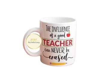 Teacher cup/ teacher influence cup/ teacher gift/ teacher appreciation