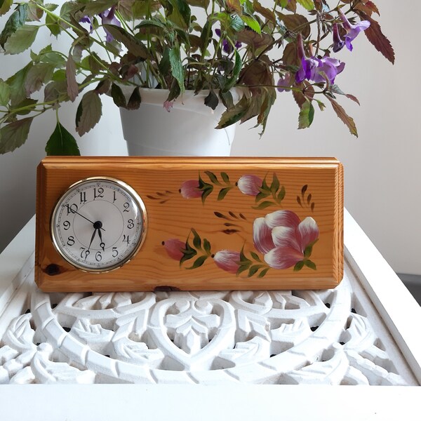 Retro Rectangular Clock - Etsy