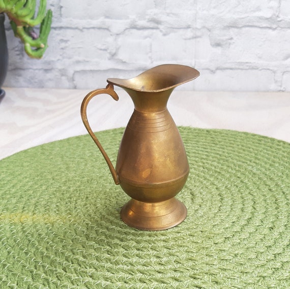 真鍮製 水差し 花瓶 ピッチャー フランス アンティークブロンズ