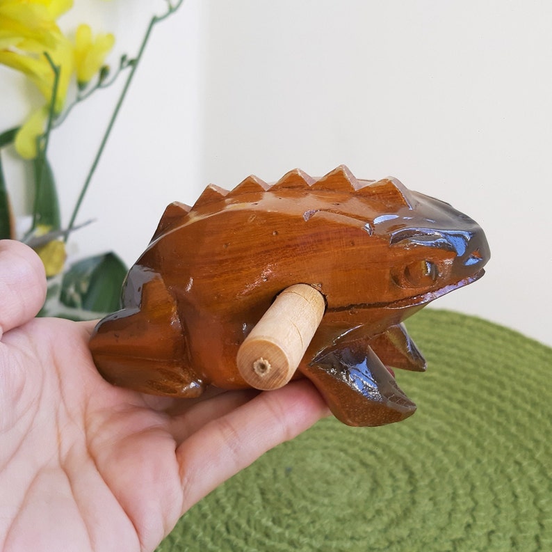 Little Frog Instrument Musical Wooden Frog, Sound Frog, Percussion Instrument. - Etsy