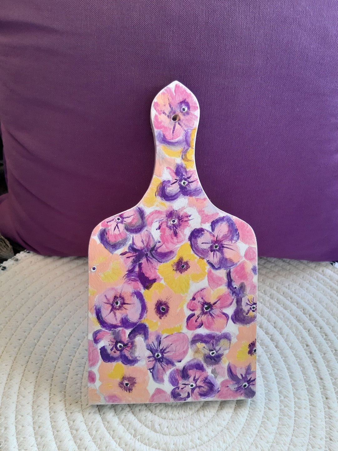 Wooden Cutting Board. Decoupage, Decorative Cutting Board, Handmade