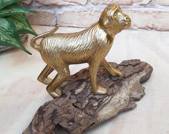 ダーウィンの考える猿のブロンズ彫刻：頭蓋骨の置物 - Etsy 日本