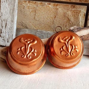 Vintage Copper Baking Dish, Swedish Pan, Rustic Kitchen Decor