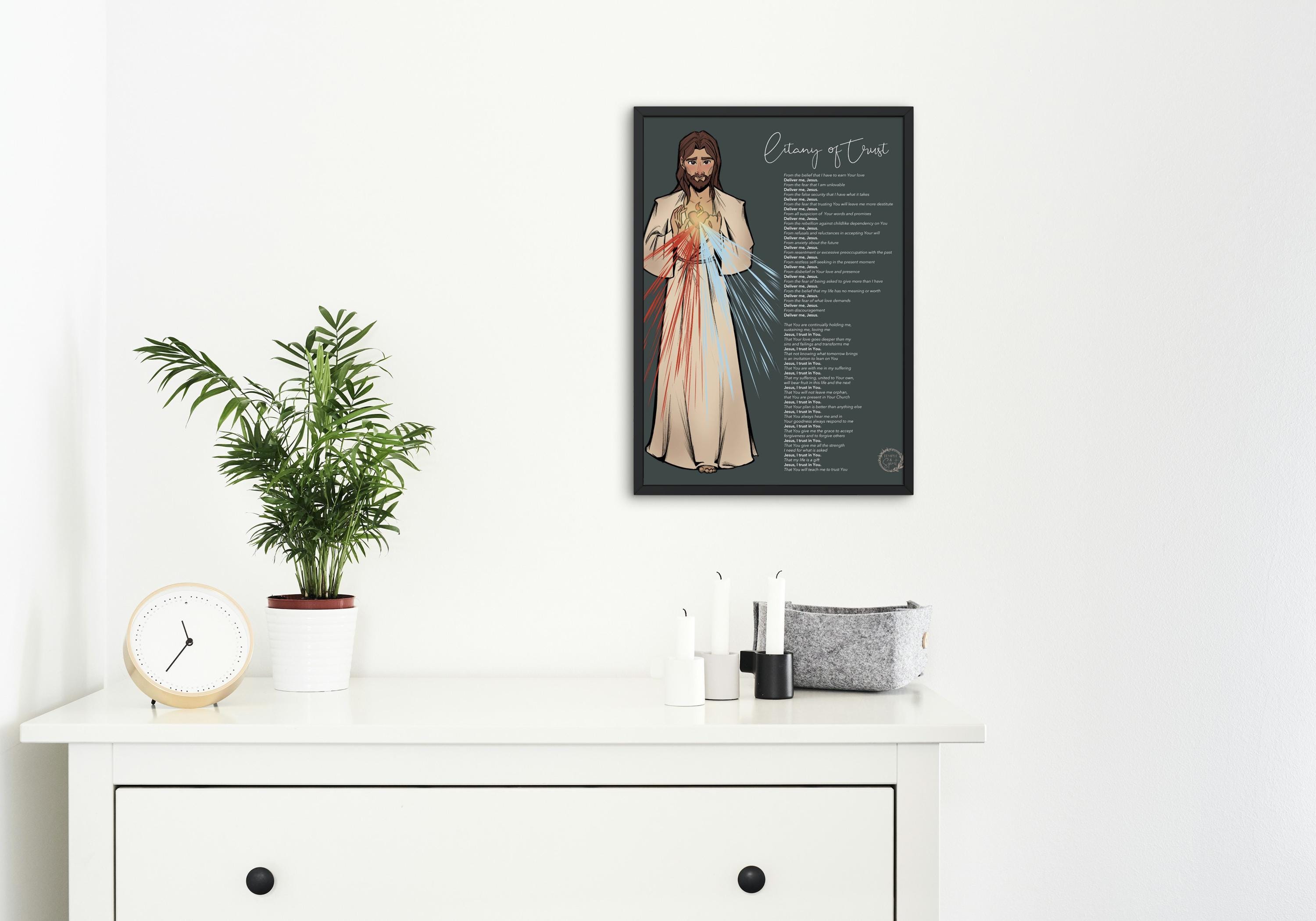 Litany of Trust Printable Etsy