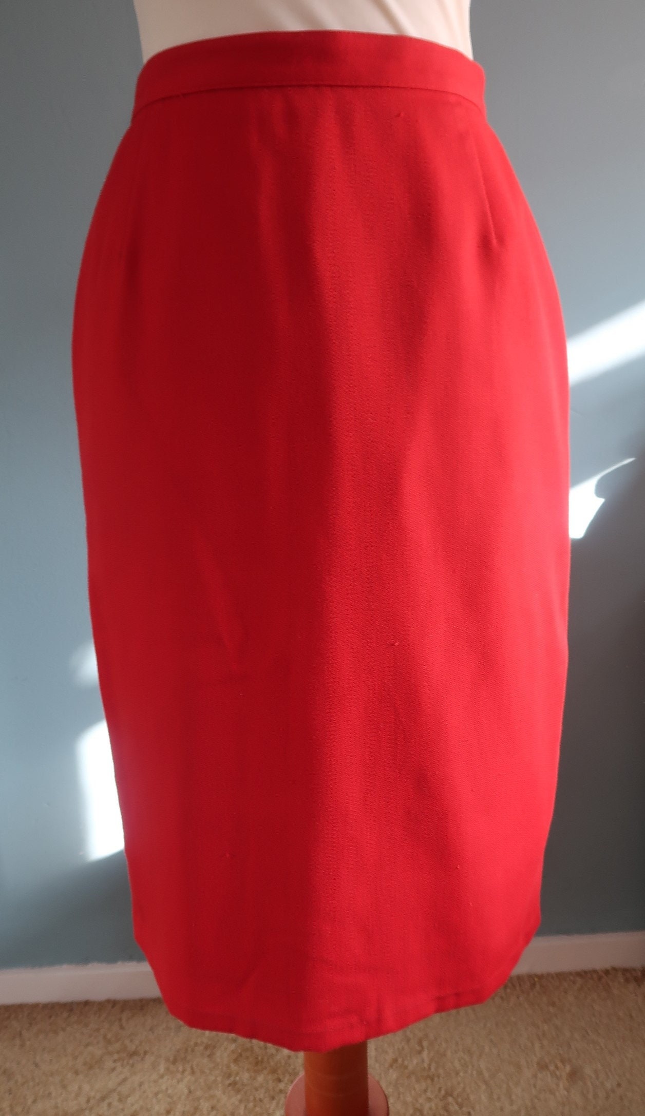 Red pencil skirt StMichael (S, 36) rockabilly / pinup / swing
