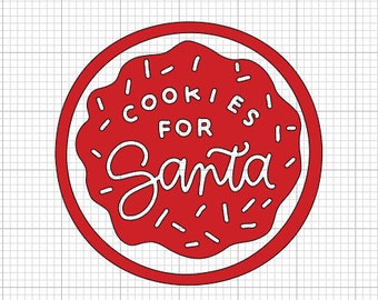 Cookies for Santa Christmas Decal/Sticker