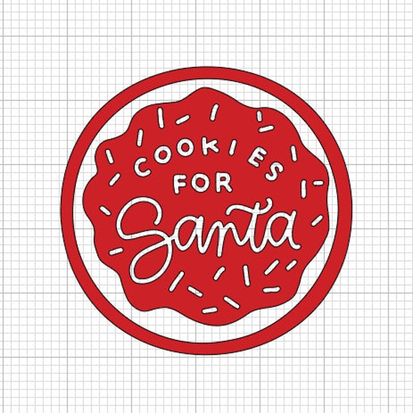 Cookies for Santa Christmas Decal/Sticker