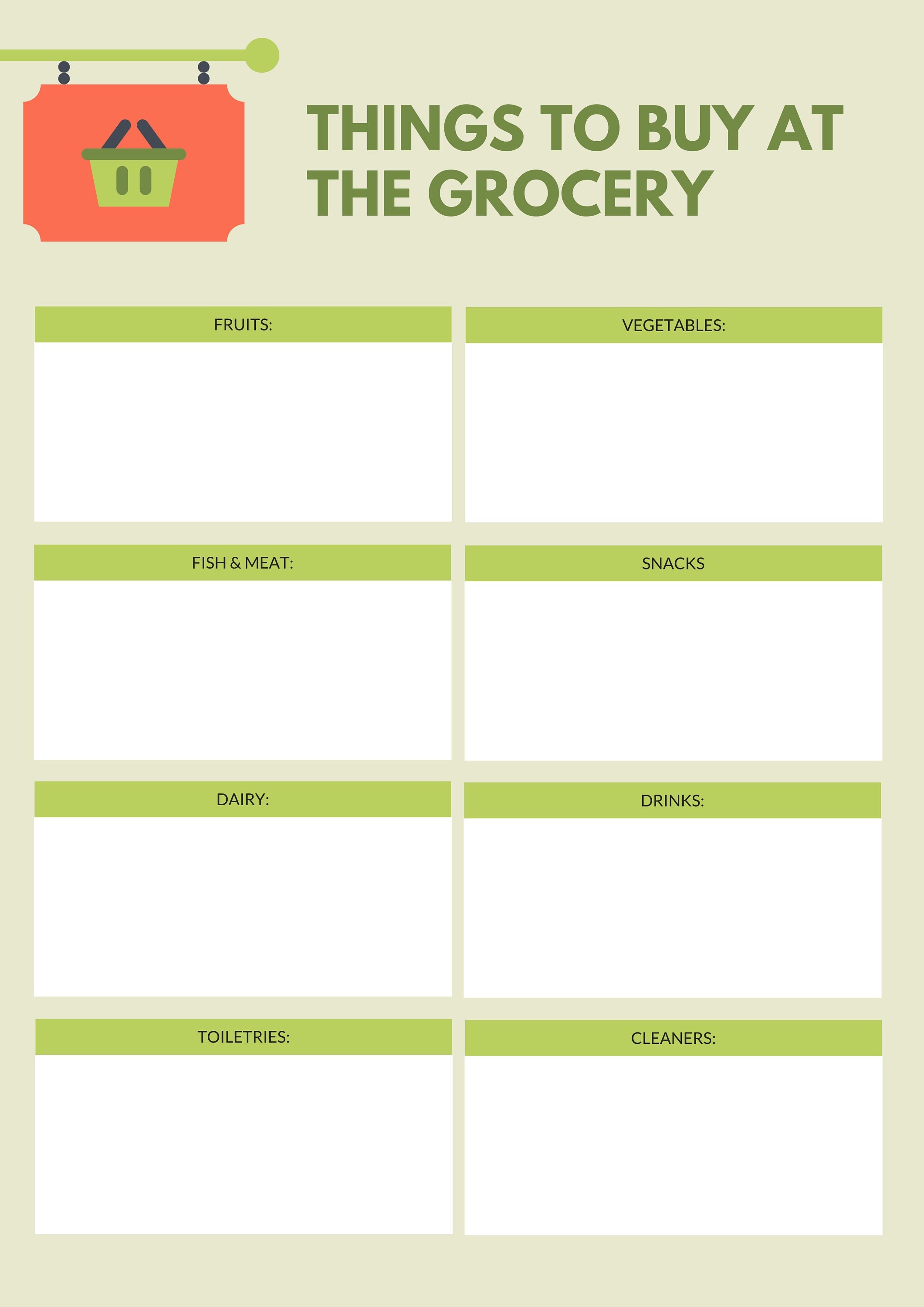 printable master grocery list kitchen pdf printable etsy